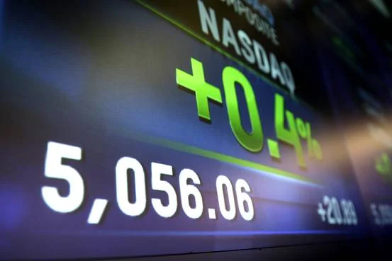 Nasdaq sobe 4% após Fed subir taxas